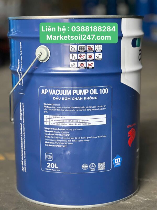 Dầu Bơm Chân Không AP Vacuum Pump Oil 100