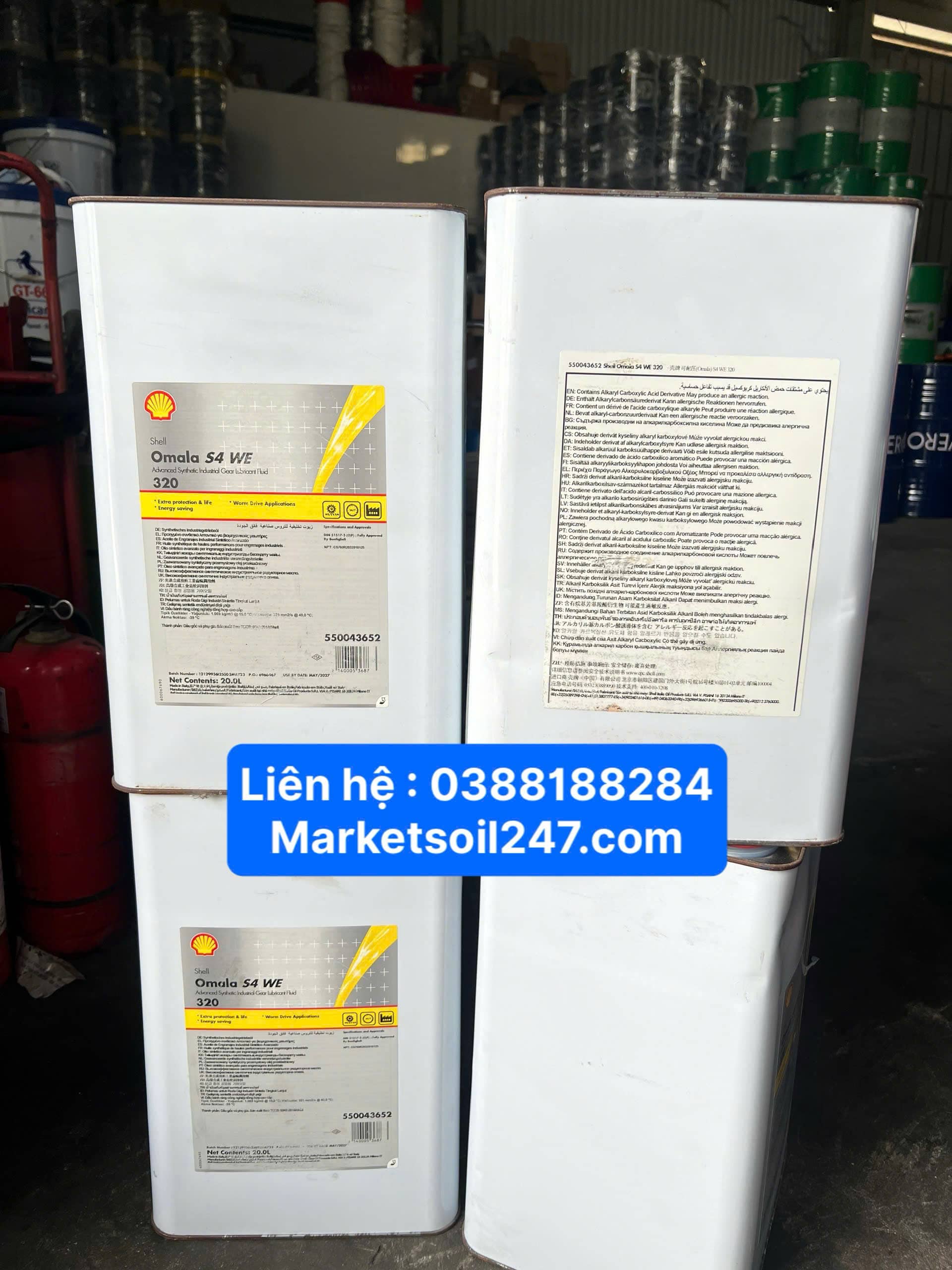 Dầu Bánh Răng Shell Omala S4 WE 320 (Tivela S 320) Dầu Bánh Răng Shell Omala S4 WE 320 (Tivela S 320)