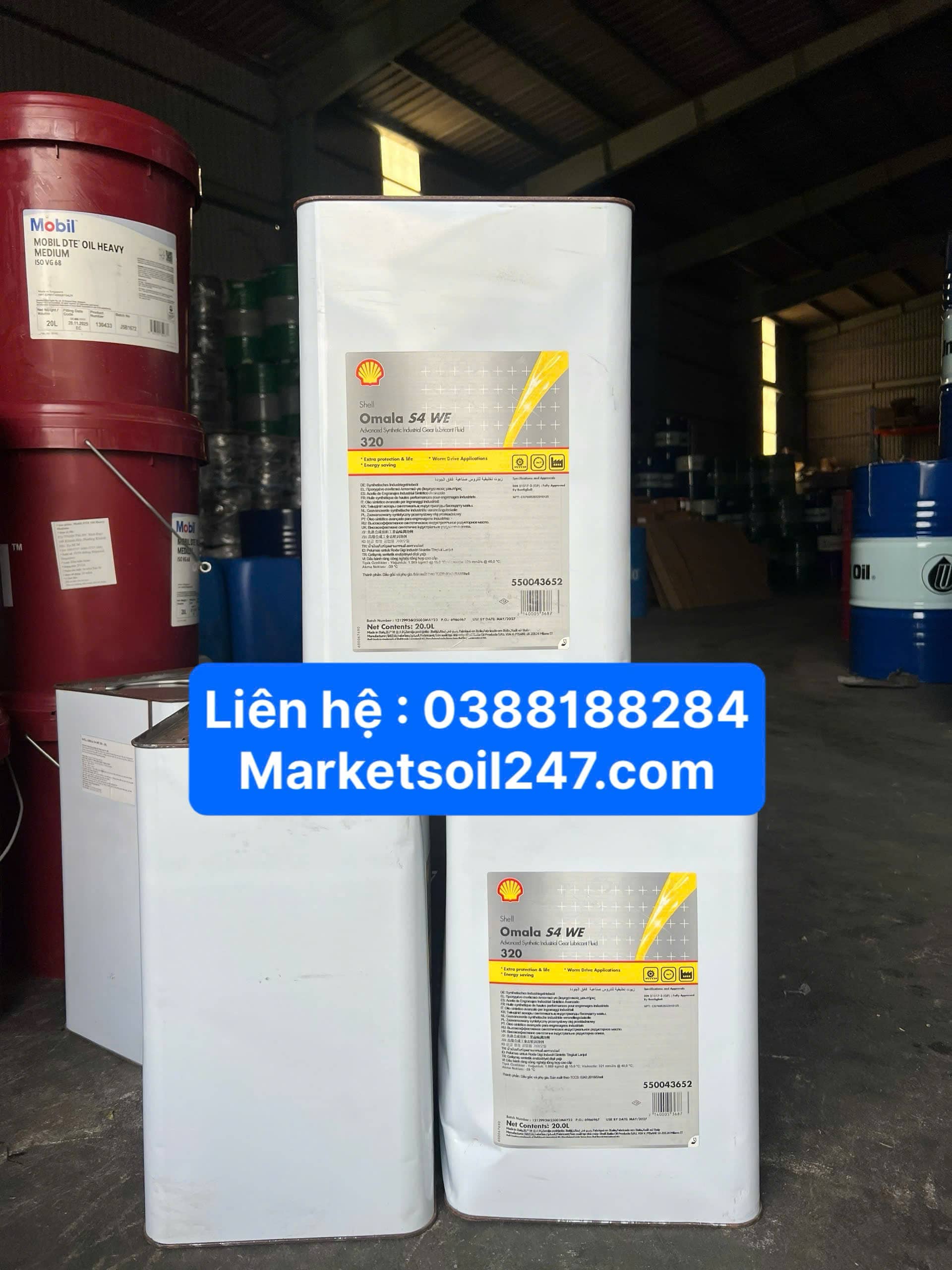 Dầu Bánh Răng Shell Omala S4 WE 320 (Tivela S 320) Dầu Bánh Răng Shell Omala S4 WE 320 (Tivela S 320)