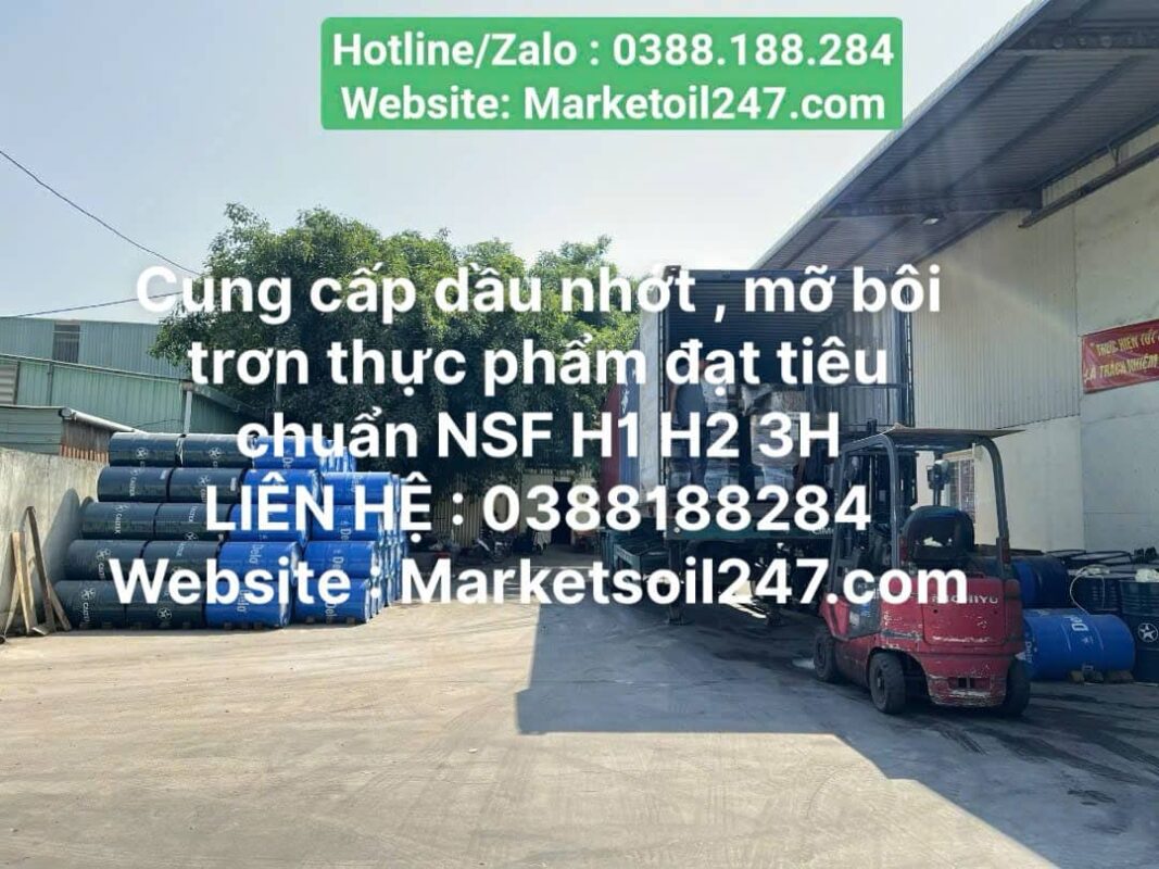 Mỡ đạt chuẩn NSF - Cung cấp dầu nhớt thực phẩm , mỡ bôi trơn thực phẩm đạt tiêu chuẩn NSF H1 H2 3H