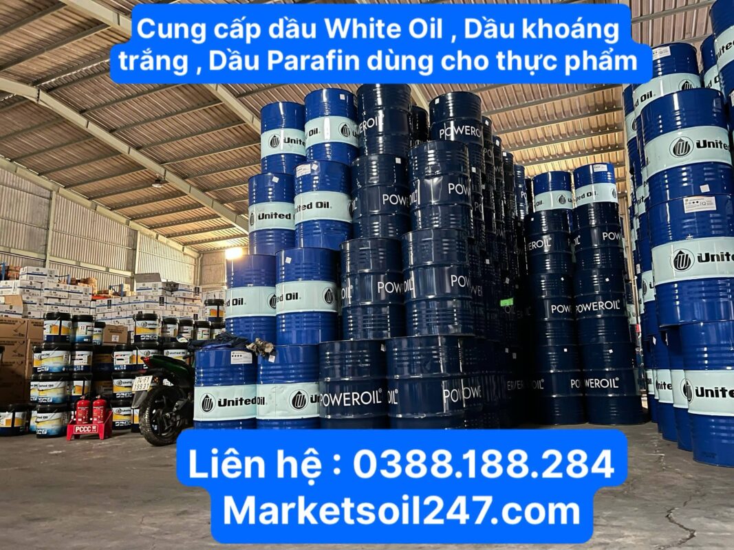 Cung cấp Dầu khoáng cho ngành nhựa & cao su - (Paraffin Oil – White Oil - Mineral Oil) đạt tiêu chuẩn NSF H1 3H FDA USP