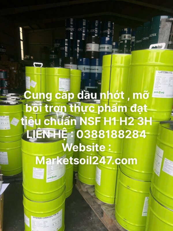 Cung cấp Dầu khoáng trắng trong in ấn và sản xuất giấy – (White Oil – Mineral Oil – Paraffin Oil) chất lượng cao đạt tiêu chuẩn NSF H1 3H FDA USP
