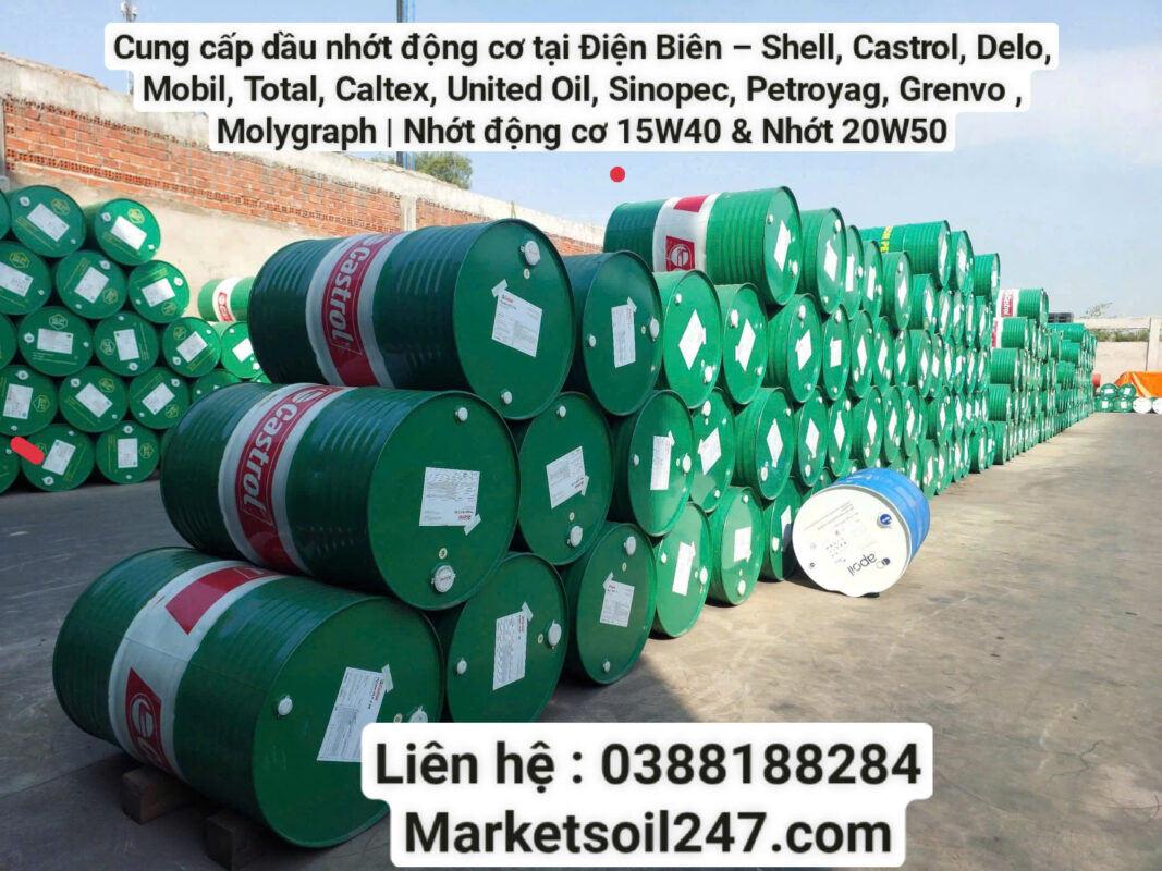 Cung cấp dầu nhớt động cơ tại Điện Biên – Shell, Castrol, Delo, Mobil, Total, Caltex, United Oil, Sinopec, Petroyag, Grenvo , Molygraph Nhớt động cơ 15W40 & Nhớt 20W50
