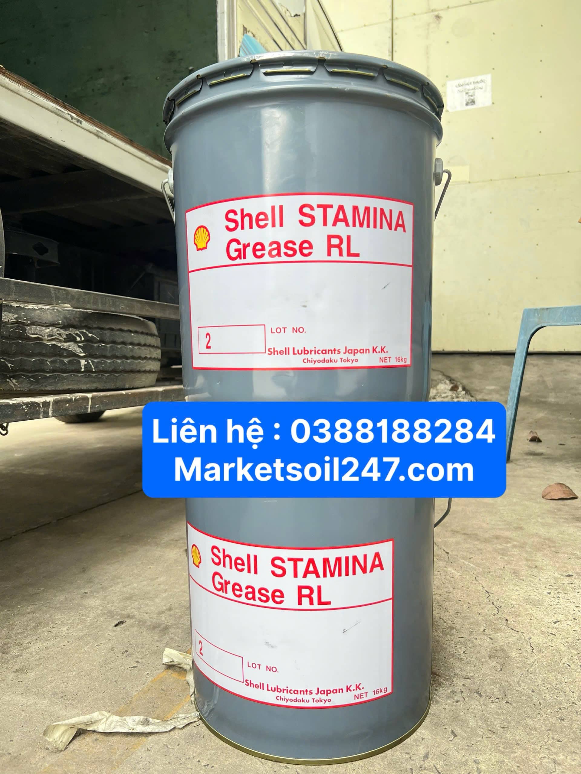 Mỡ bôi trơn Shell Stamina Grease RL 2 - Shell Gadus S3 T100 2 Mỡ bôi trơn Shell Stamina Grease RL 2 - Shell Gadus S3 T100 2