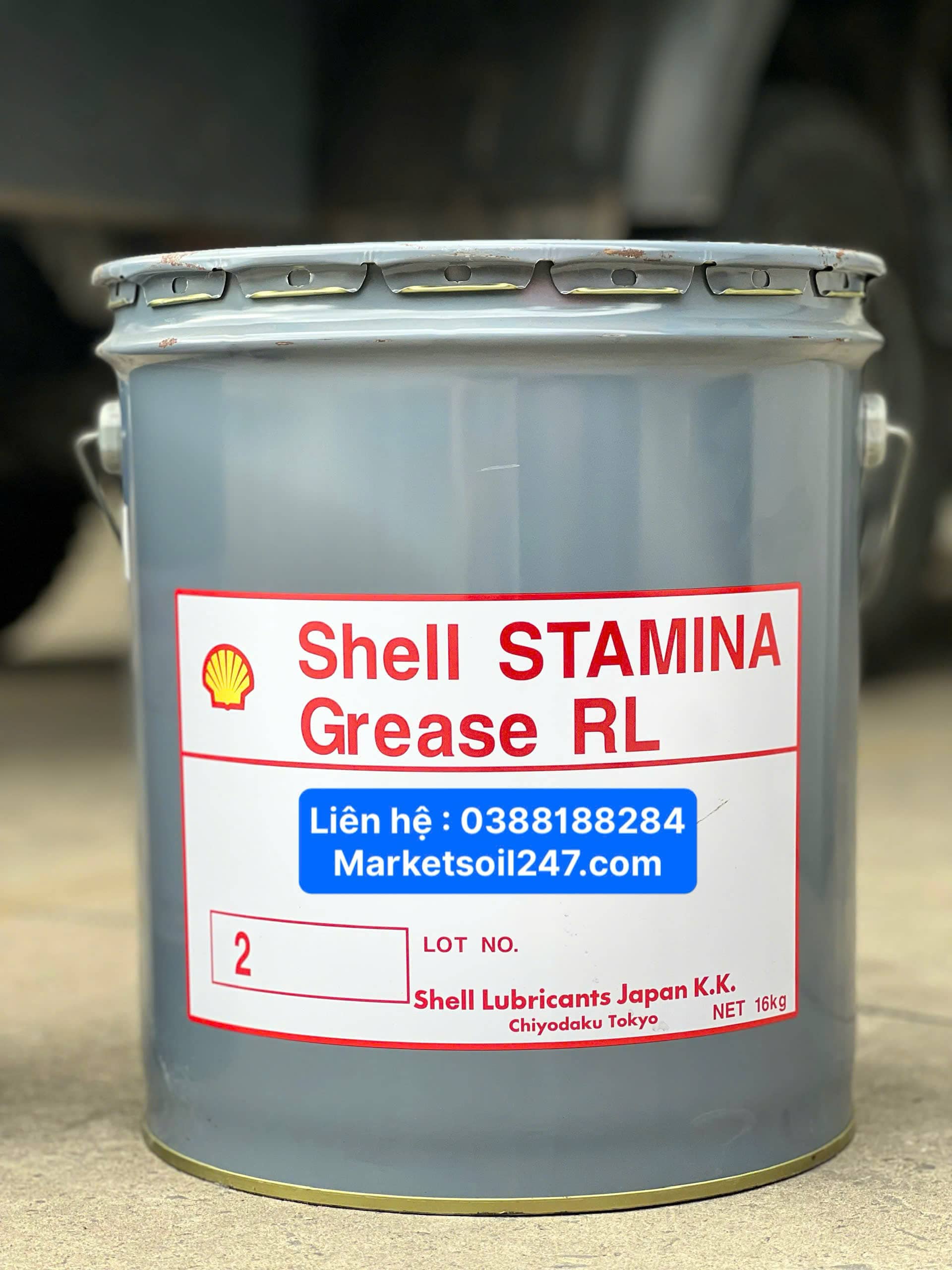 Mỡ bôi trơn Shell Stamina Grease RL 2 - Shell Gadus S3 T100 2 Mỡ bôi trơn Shell Stamina Grease RL 2 - Shell Gadus S3 T100 2