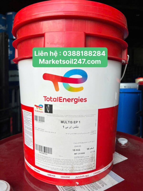 Mỡ Bôi Trơn Total Multis EP 1 | Mỡ Chịu Cực Áp EP3 | Multipurpose Grease