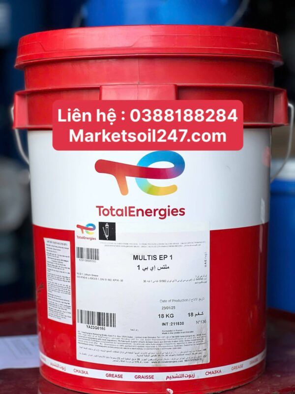 Mỡ Bôi Trơn Total Multis EP 1 | Mỡ Chịu Cực Áp EP3 | Multipurpose Grease