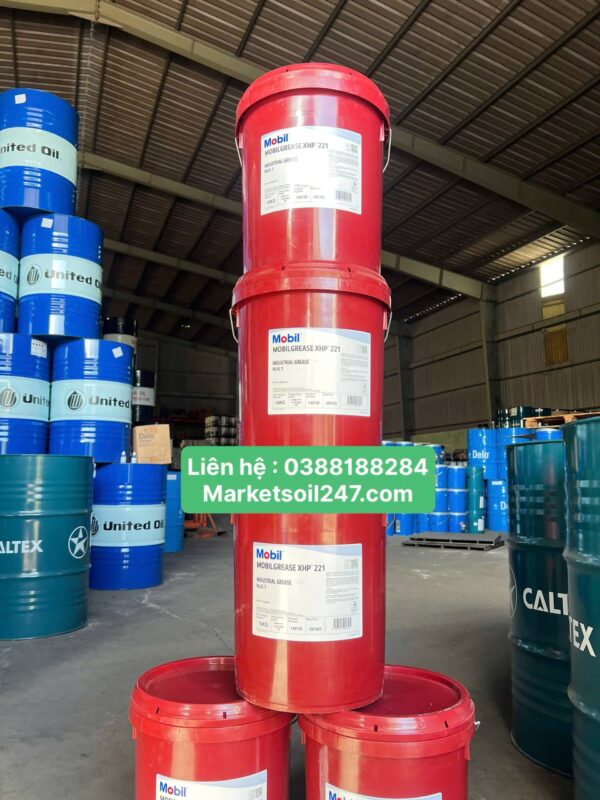 Mobilgrease XHP 221 là mỡ bôi trơn lithium complex chịu nhiệt, chịu tải cao cho ổ bi, bạc đạn, vòng bi, động cơ điện và thiết bị công nghiệp. Mobil, Lithium Complex Grease, 锂复合润滑脂.